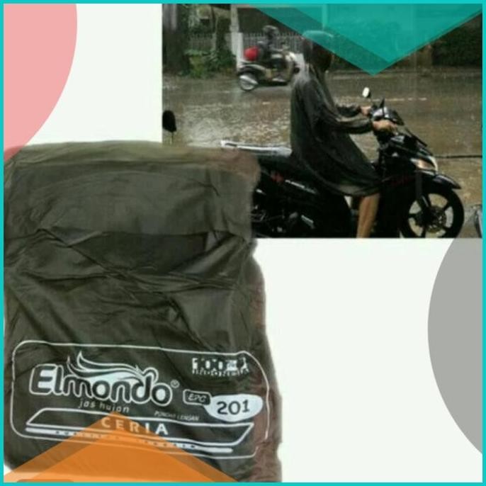 jas hujan elmondo 201 ceria hitam dan biru jas hujan Ponco 201 ceria 1