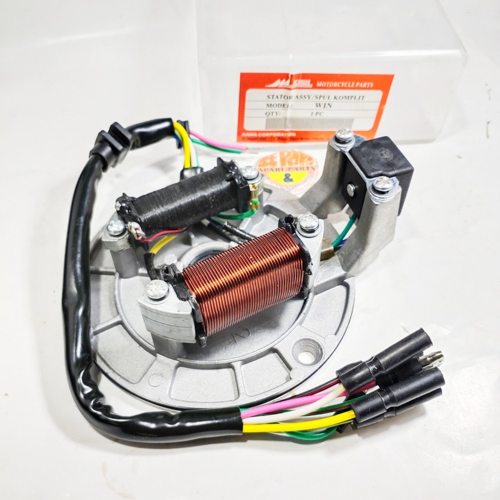 Spul assy Win Spool spull lampu magnit pulser Honda Win Limited Item Barang Langka Spare Part Motor 