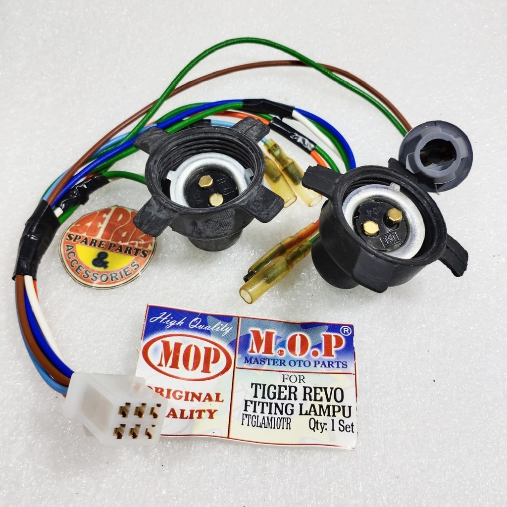 Fiting Lampu depan Honda TIGER REVO soket Cop Bohlam Asli Limited Item Barang Langka Spare Part Moto