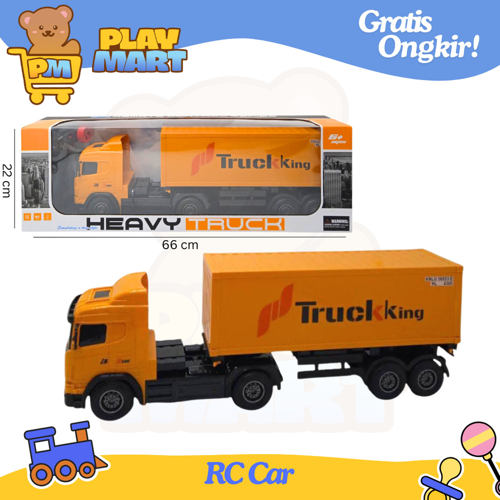 Mainan Anak Truck Remote Control Mainan Anak Truck Remote Besar