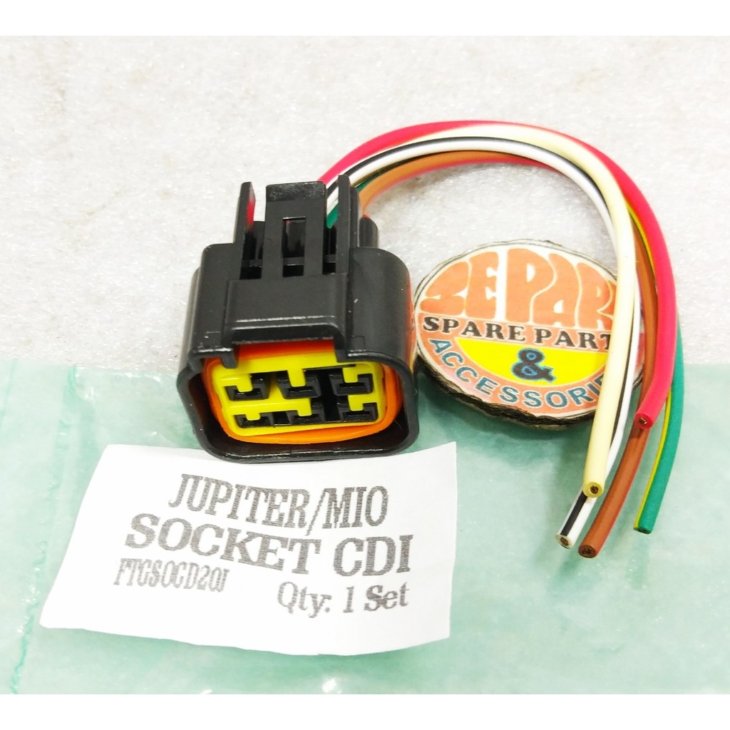 Soket Cdi Mio Jupiter lama Soket kabel cdi Limited Item Barang Langka Spare Part Motor Klasik