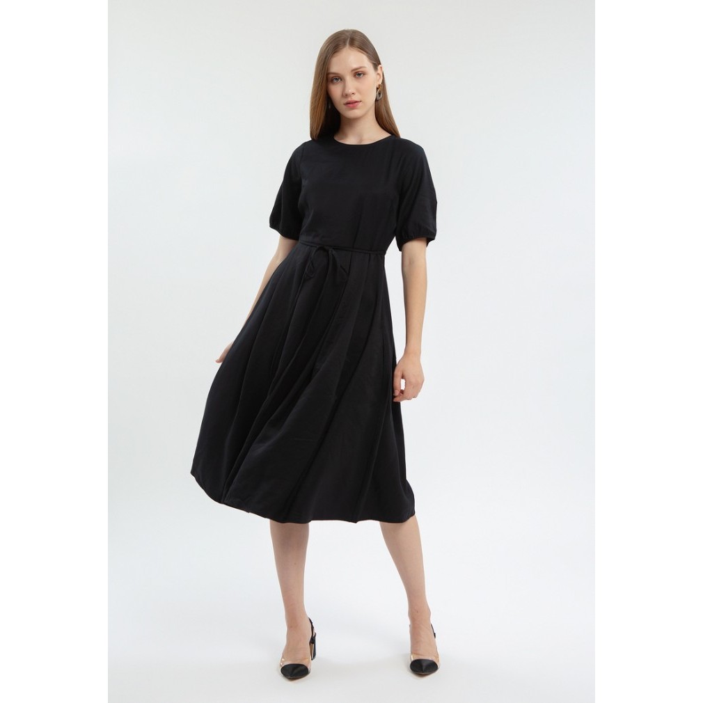 Minimal Trinna Dress Jet Black