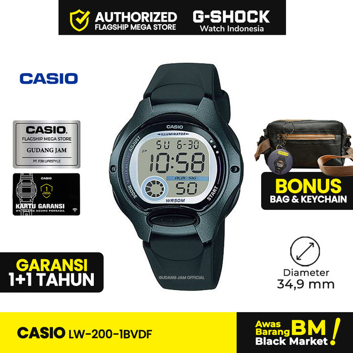 Casio General LW-200-1BVDF LW-200-1B LW-200 LW200 LW 200