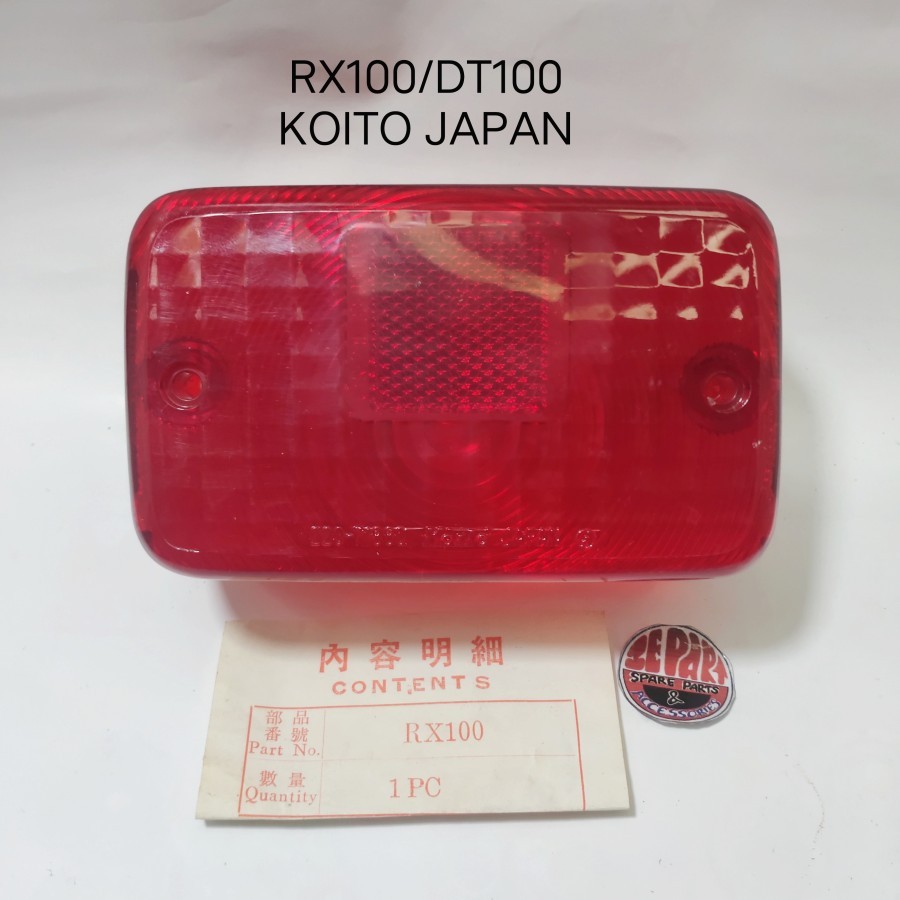 Mika stop RX 100 DT100 Mika lampu Stop RX100 DT Limited Item Barang Langka Spare Part Motor Klasik