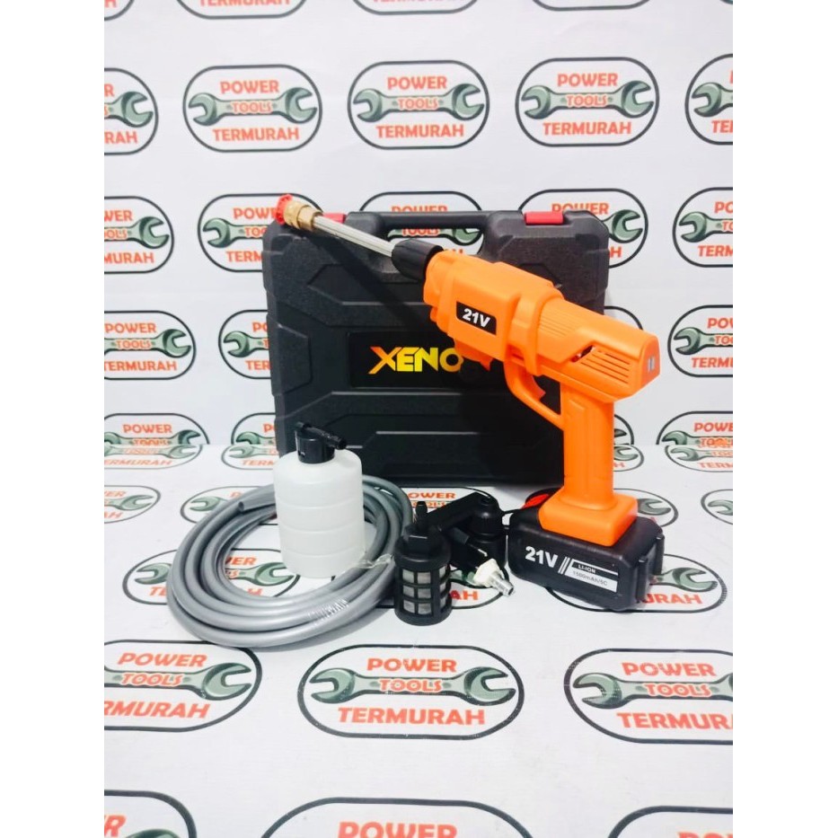 TERLARISSS XENON HPW2160 Cordless Jet Cleaner - Alat Cuci AC - Mobil lengkap set