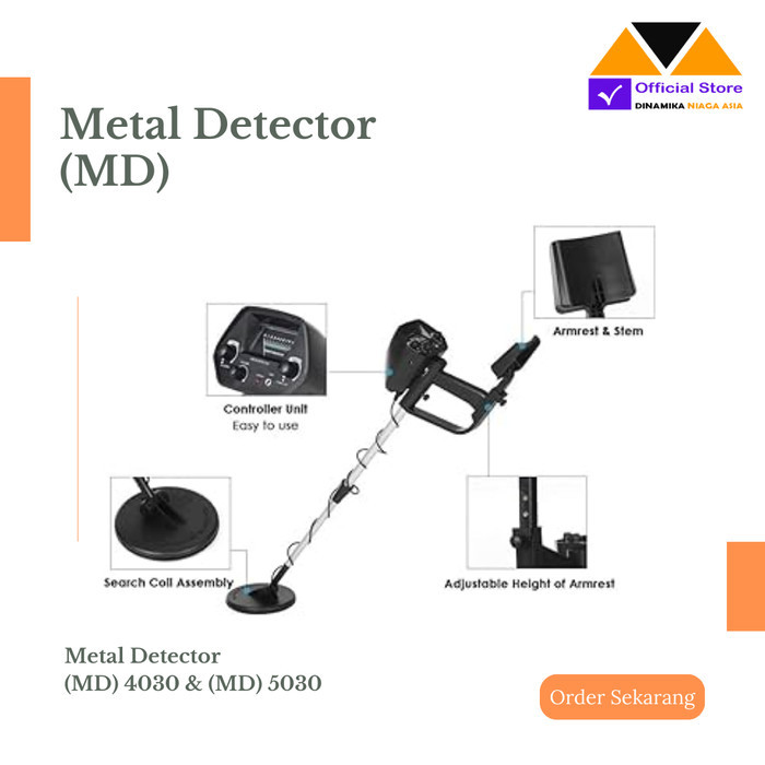 TERBARUUU Alat Deteksi Logam Emas Perak Metal Detector MD- 4030 MD- 5030