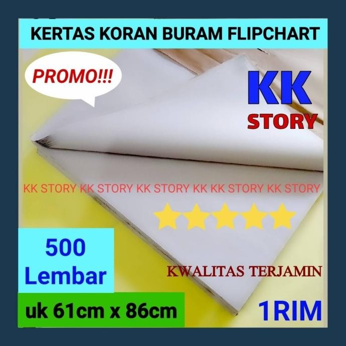 

Kertas Flip Chart Koran Buram Untuk Flipchart 60 X 90 - 1 rim