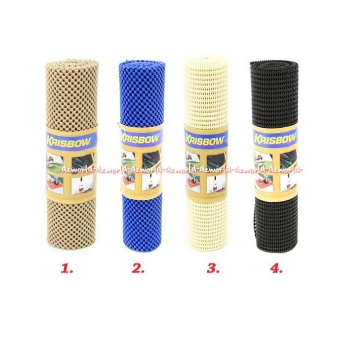 

Krishome Alas Anti Slip Shelf Liner 3x150m Blue Biru Anti Slip Polos