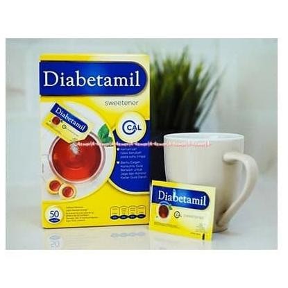 

Diabetamil Sweetner 50 sachets Pemanis Rendah Kalori