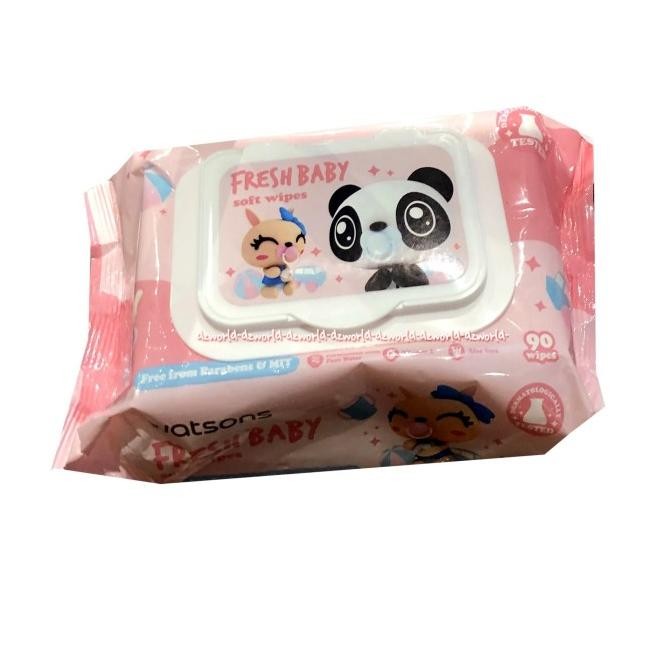 

Watson Fresh Baby Soft Wipes Tissue Basah Isi 90 Wipes Tisu Basah Bayi