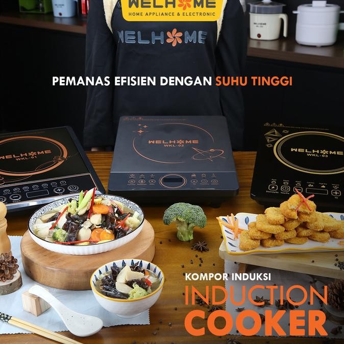 Promo Welhome - Kompor Induksi - Wkl-01/02/03 - Kompor Listrik Induksi - Wkl