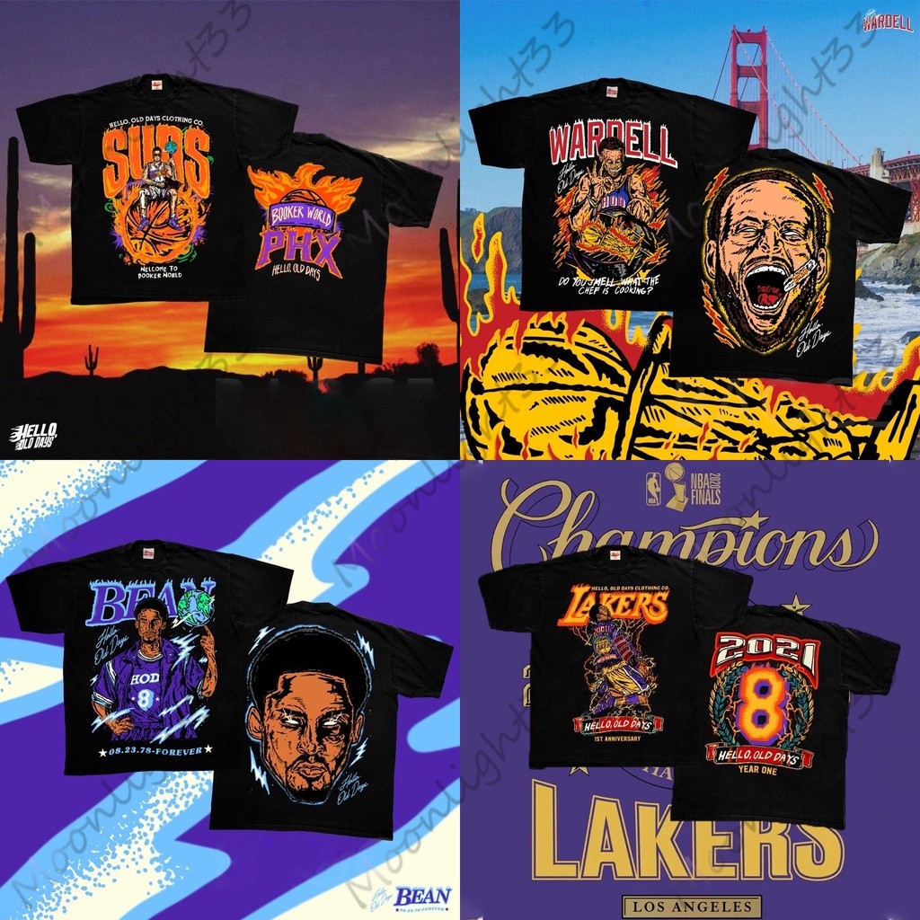 Kaos Penghormatan Kobe Bryant Kemeja dennis rodman NBA yang Terinspirasi Vintage Kaos Kasual Unisex 