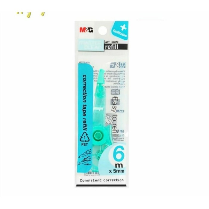

PR673 Refill Correction Tape Master Clean M&G 6m ACT56072 PROMO