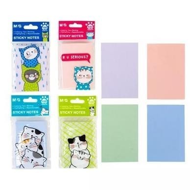 

EJ559 M&G STICKY NOTES SO MANY CATS COLOR (3X2 INCH / 76X51MM AS32V119) DAN (3X3 INCH / 76X76MM