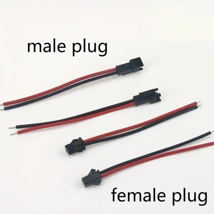 Soket Jst Tusuk Jack Dc 2Pin 3Pin Soket Lampu Led Dc Male Female Kabel