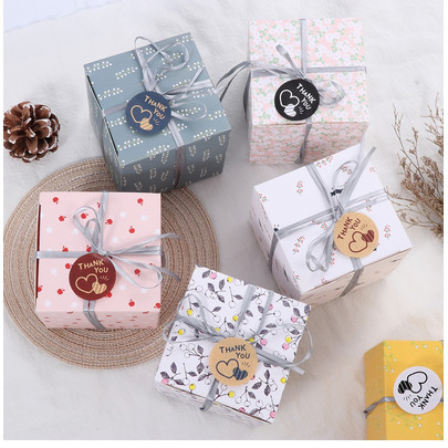 

TX773 Paper Tags Sticker THANK YOU - 3 Color Love Pattern (1sheet/12pcs) FREE ONGKIR