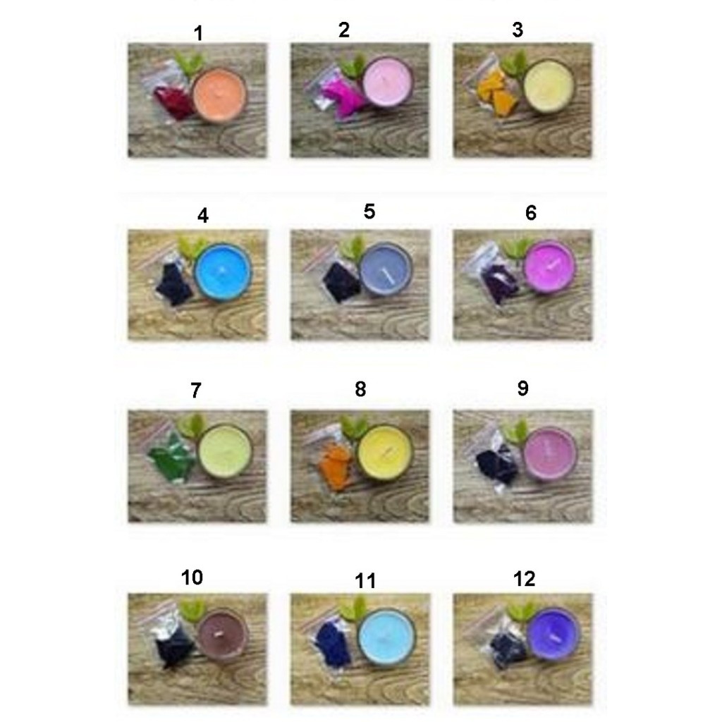 

TX559 DIY Scented Candle Dye - Pewarna Lilin Beraroma (01-08) TERMURAH