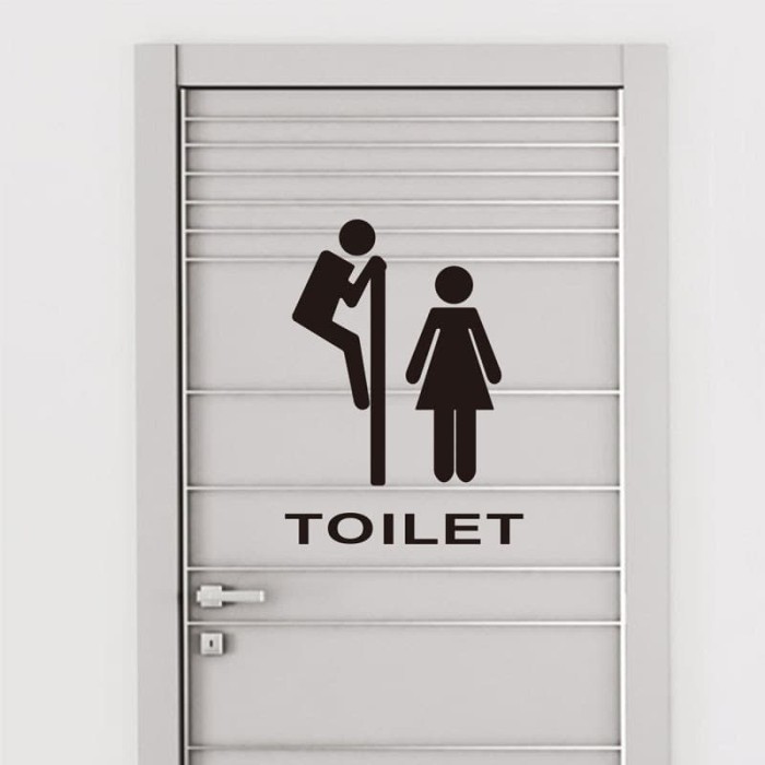

RB575 Toilet Sticker - Stiker Toilet Room STOK TERBATAS
