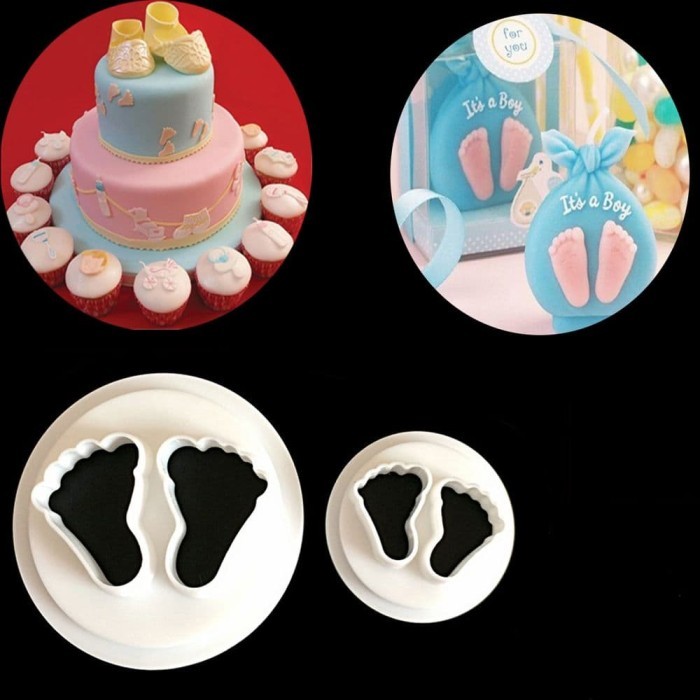 

ME315 Fondant Cutter - Cetakan Fondant Baby Feet (2pcs) DISKON