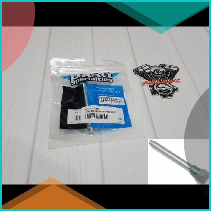 Magnetic Transmission Drain Plug harley baut pembuangan oli transmisi