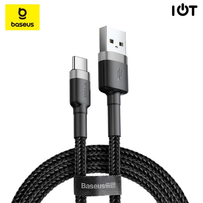PROMO SPECIAL BASEUS cafule Cable USB For Type-C 2A 2M CATKLF-C - Abu