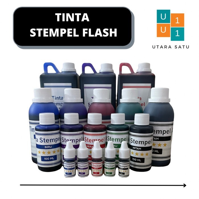 

Terbaru Tinta Stempel Flash Warna Hitam 1 Liter -Gratisongkir