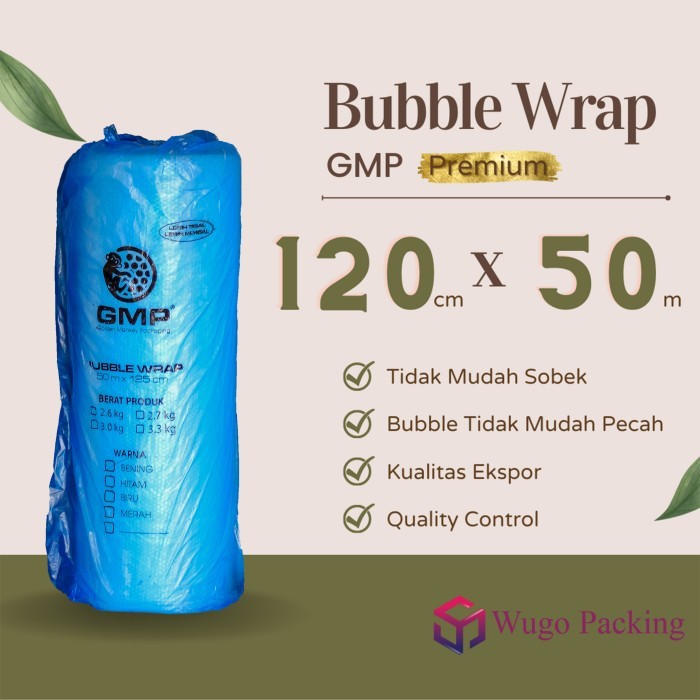 

Bubble Wrap Putih PREMIUM 125 cm x 50 meter Bungkus Plastik Gojek Grab