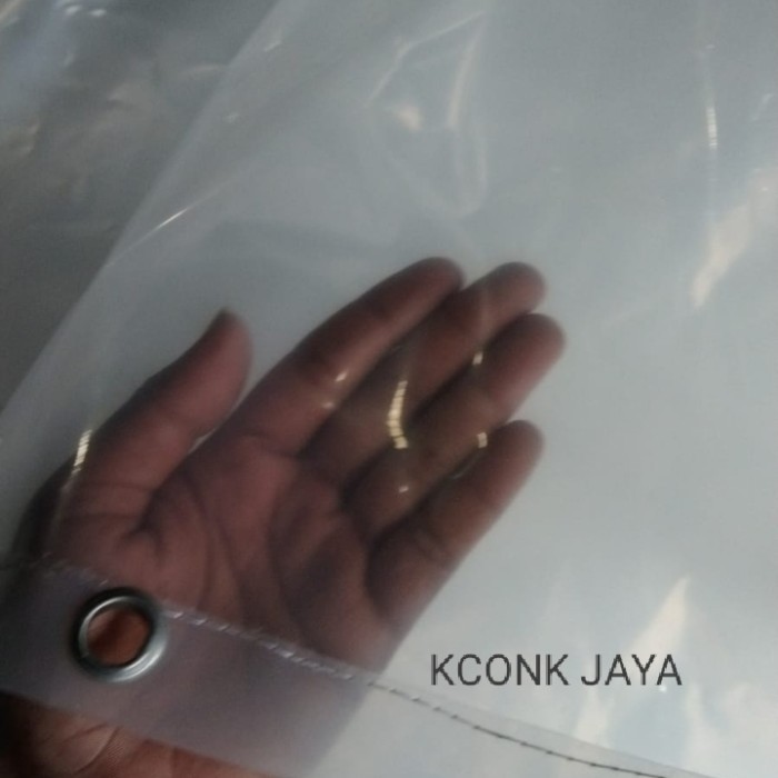 

plastik bening transparan ukuran 3x3,20 meter ketebalan 200micron