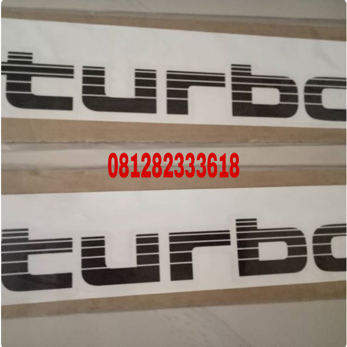 Stiker Body Turbo Landcruiser 80 Vx80 Lc80 Silver