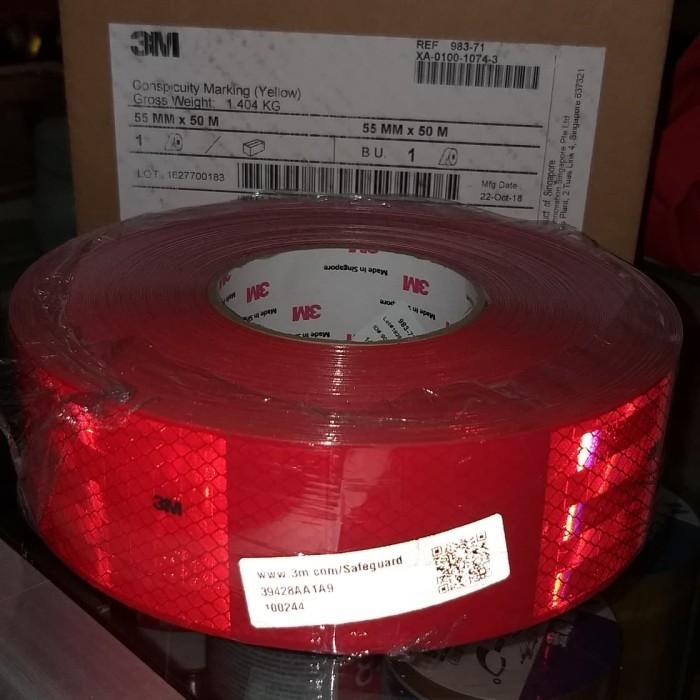 3M Stiker Scothlite Reflektor Diamond Grade-Sticker Original 3M