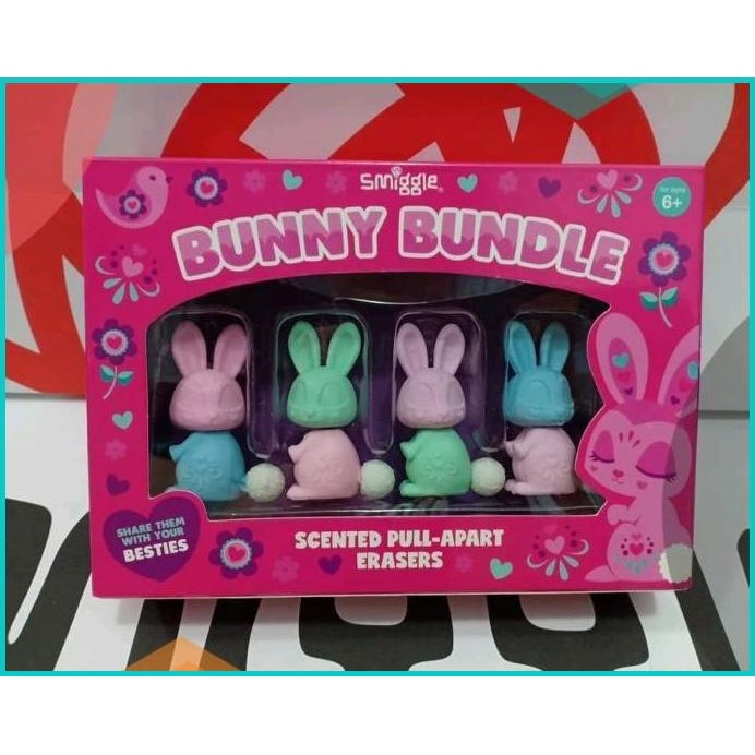 

SMIGGLE BUNNY ERASER BUNDLE SET 11OKTZ4 sparepart