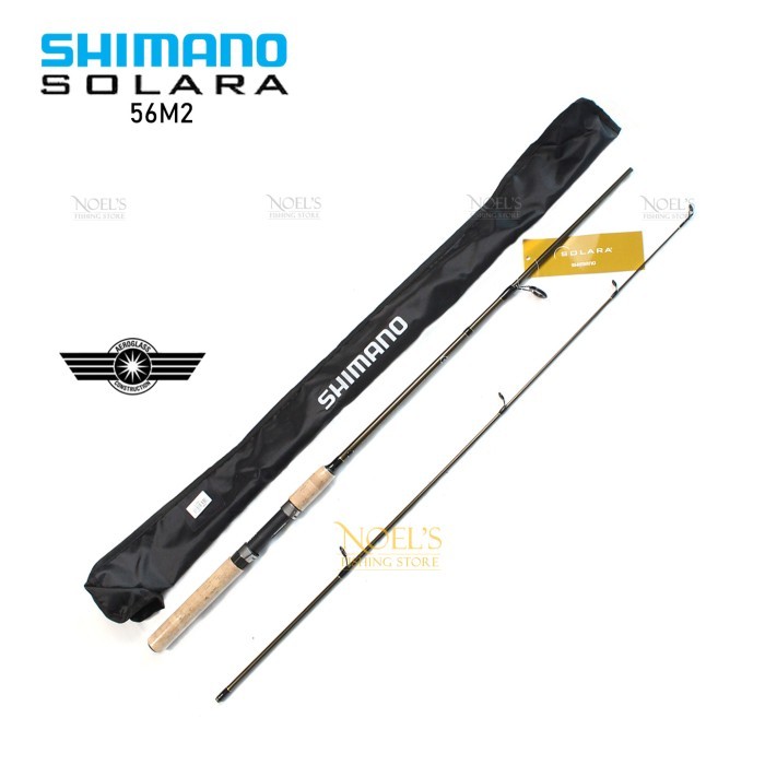 TERBARU - Joran SHIMANO SOLARA 165 180 195 210 CM Aeroglass Spinning Galapung Galatama Mas Sungai