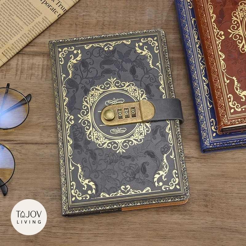 

Buku Jurnal Leather Notebook Diary 200 Halaman with Lock - JJ-33