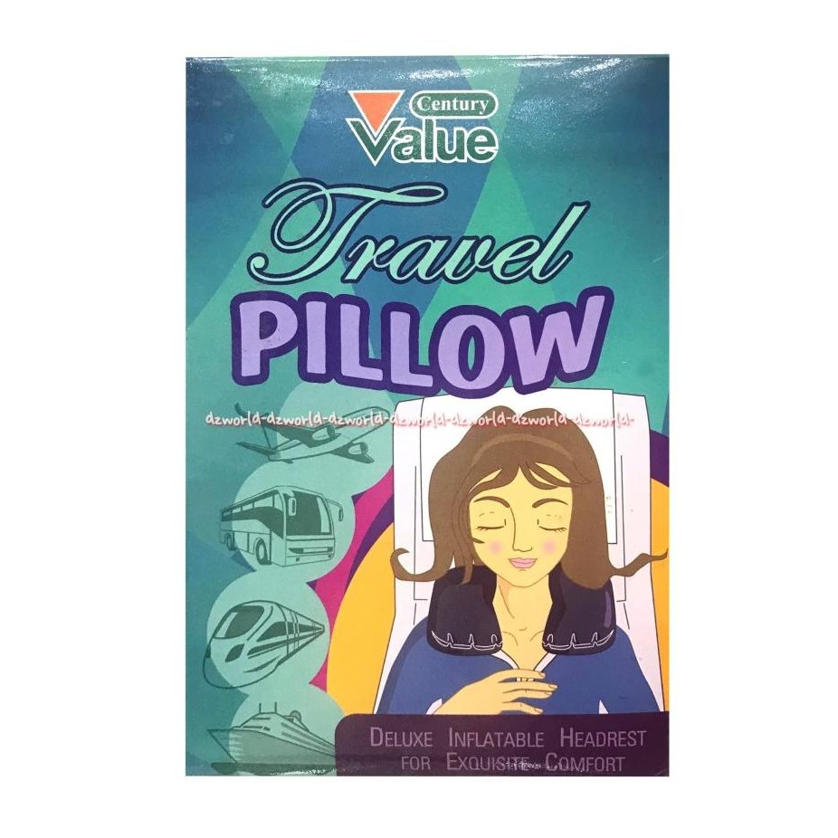 

Century Value Travel pillow Bantal Travelling Bantal leher