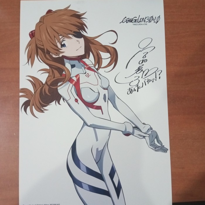 

TERMURAH - Special Autograph Poster Neon Genesis Evangelion 3.0 + 1.0