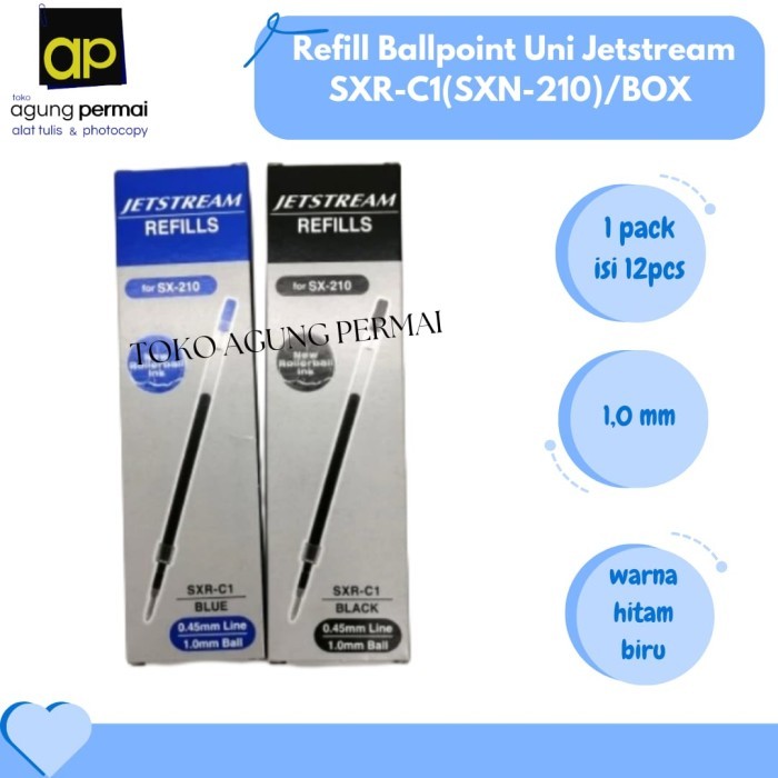 

Refill Ballpoint Uni Jetstream SXR-C1(SXN-210)/BOX