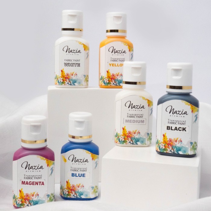 

HARGA DISC - Set Primer Cat Kain Tekstil Premium Nazia Fabric Paint (Cat Textile)
