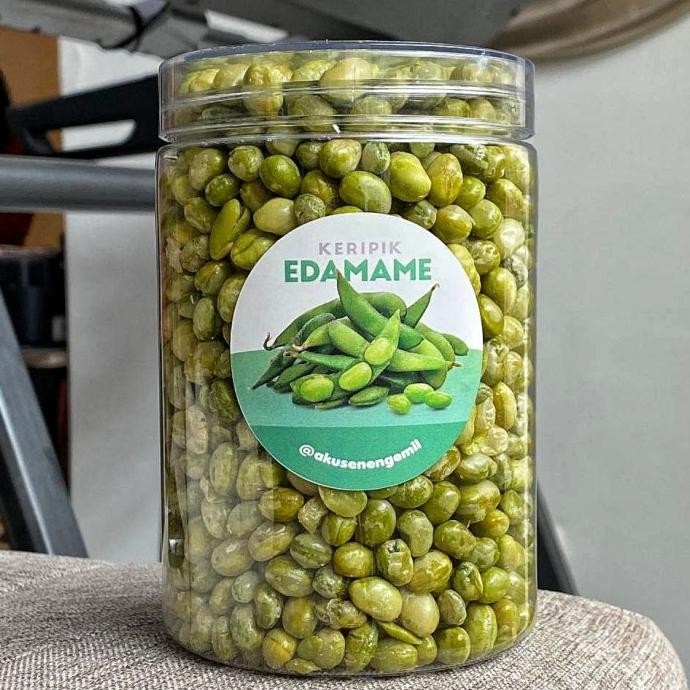 

Ready Keripik Edamame Export Crispy 750Ml | Kripik Buah Sayur Preum