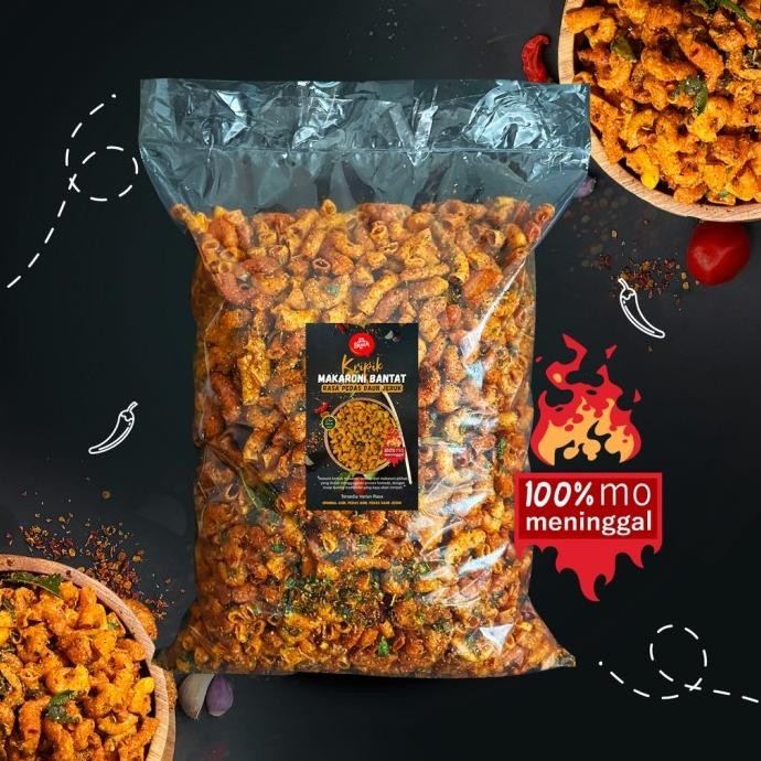 

Ready Yasnack Makaroni Bantat Pedas Daun Jeruk 1 Kg, 1000 Gr