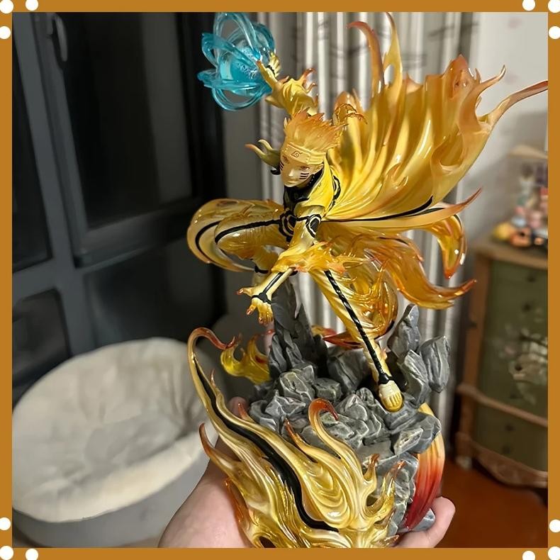 naruto figure kurama ninetales naruto pvc anime action figures collection gk kurama chakura statue m