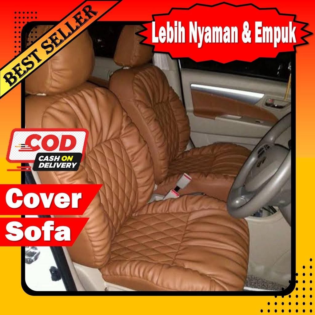 Sarung Jok Model Sofa Mobil Avanza, Xenia,Inova, Rush, Terios,Sigra, Calya All Untuk Mobil 3 Baris