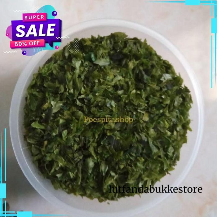 

100 GR AONORI/ AO NORI/ SEAWEED FLAKES/NORI BUBUK KASAR BEST PRODUK !!