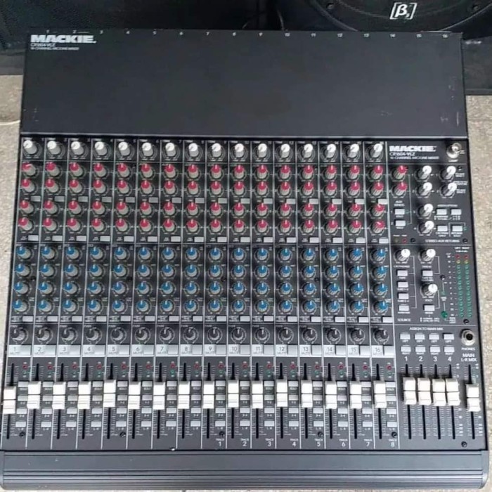 mulus kaya baru MACKIE VLZ 1604 USA KNOB MERAH