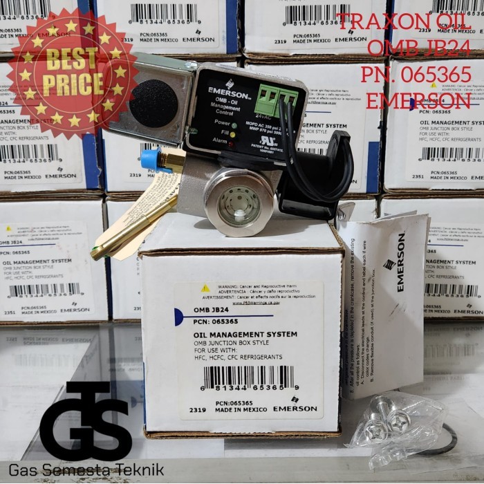 TRAXON OIL OMB JB24 EMERSON OIL MANAGEMENT SYSTEM OMB JB24