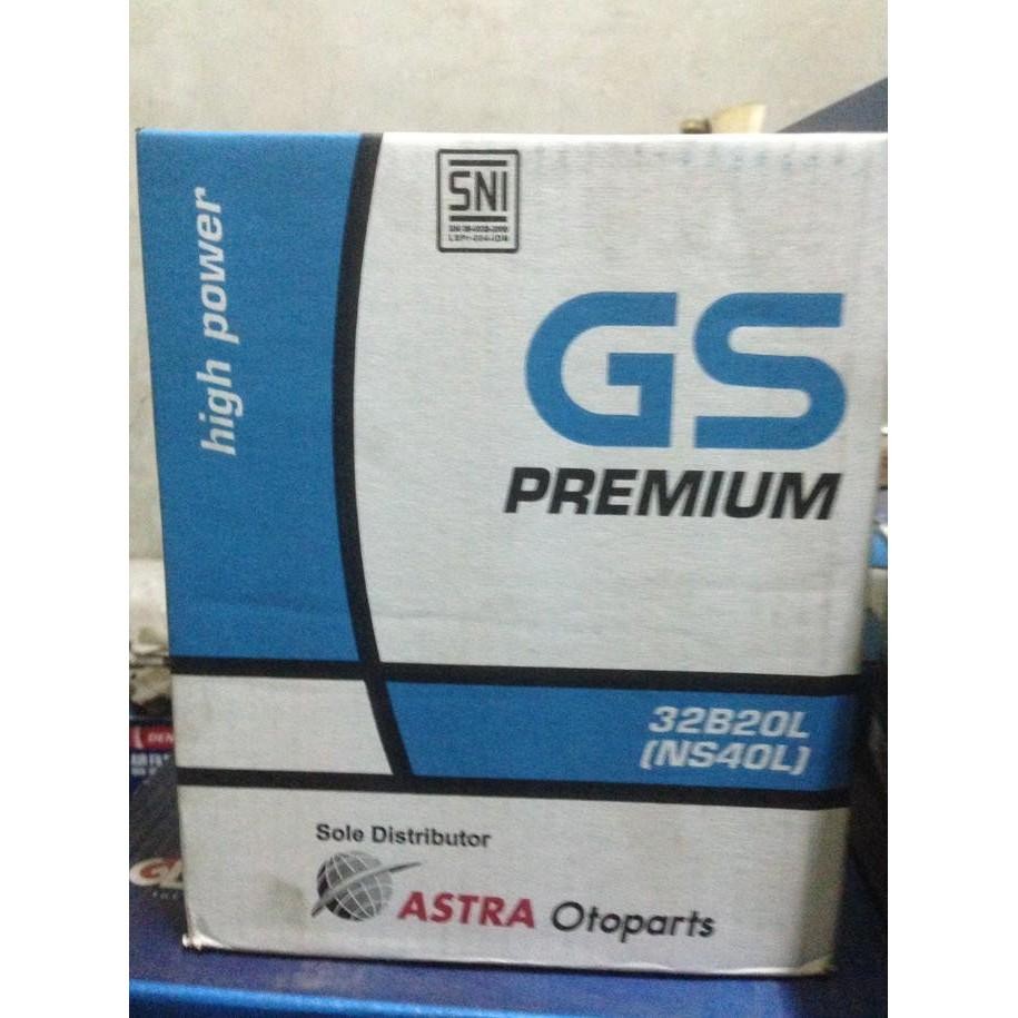 Aki Gs Premium Ns40L Mobil Ertiga Jazz Ayla Agya Cayla Sigra Xpander
