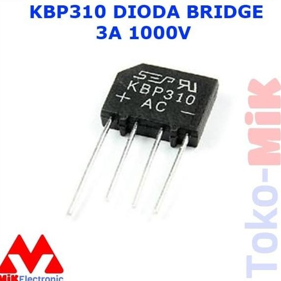 Terbaru KBP310 KBP-310 KBP 310 DIODA BRIDGE DIODE 3A 1000V 1000 V tokmi99 Murah