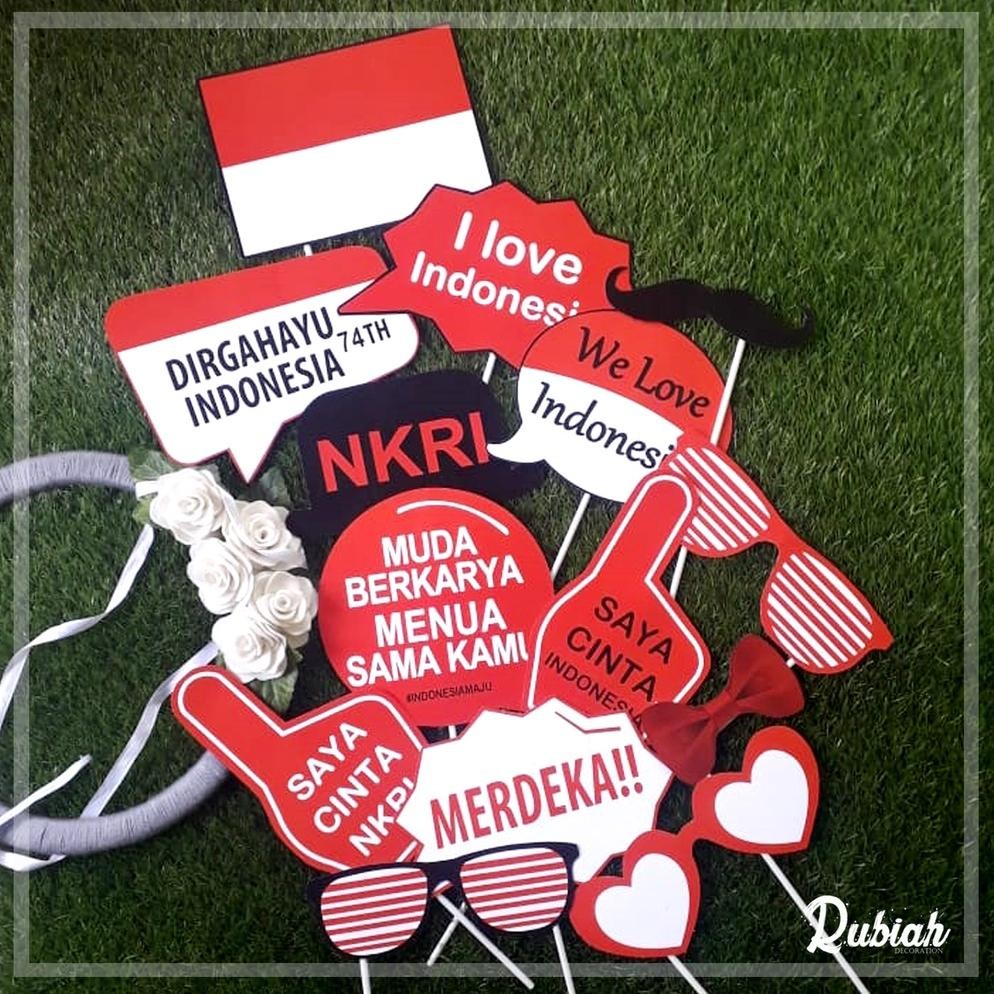 Photo Props / Property Party / Aksesoris Photobooth Kemerdekaan