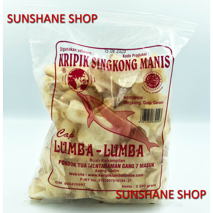 

BIG SALE keripik kripik singkong cap lumba-lumba 200 gr 200gr manis asin