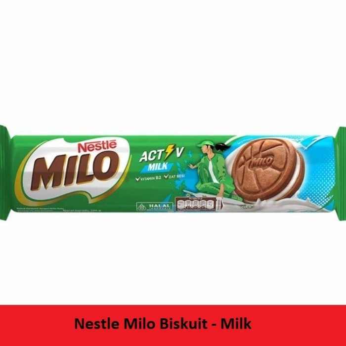 

BERGARANSI milo biscuit activ kemasan rol