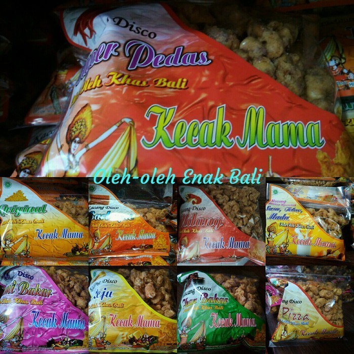 

TERPERCAYA Kacang Disco Kecak Mama 400gr 9 varian rasa